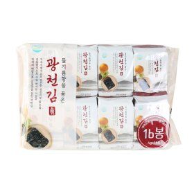 상품 이미지: (1+1)들기름향을품은 광천김 4Gx16 봉