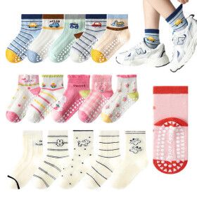 상품 이미지: (15%+10%쿠폰) 신학기 봄 여름 신상 미끄럼방지 유아동 양말 5켤레세트 초특가 기획전/ 어린이 스포츠양말