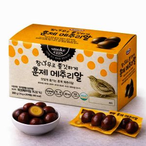 상품 이미지: (천만흥행딜) 훈제메추리알 15gx20개입 참나무로 쫄깃하게 행복담기 훈제메추리알 간식 간편 훈제란 계란