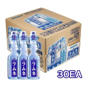 상품 이미지: 일본 탄산음료 산가리아 라무네 멜론 구슬 사이다 200ml 1박스(30병)