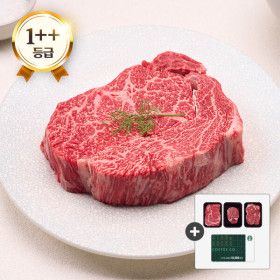 상품 이미지: (신선집중) 엄마네한우 1++등급 한우 투뿔 등심 구이용 200g + 200g (총 400g) 10% 중복쿠폰찬스