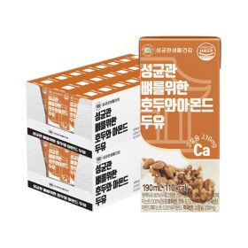 상품 이미지: 성균관 뼈를위한 호두 아몬드 두유 190ml 48팩 건강한 한끼 두유 한팩