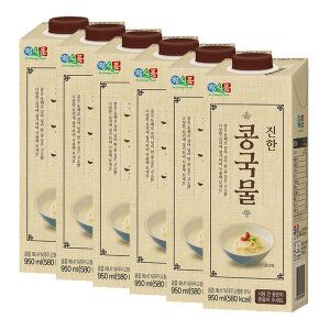 상품 이미지: 정식품 진한 콩국물 950ml 6팩