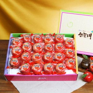 상품 이미지: 산들네 껍질째 먹는 경북 세척사과 5kg 28과내외