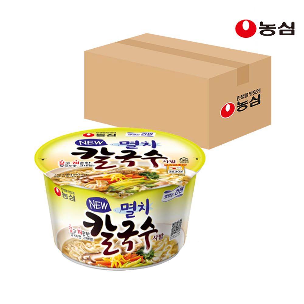 상품 이미지: 농심 멸치칼국수사발 (75g X 16개)