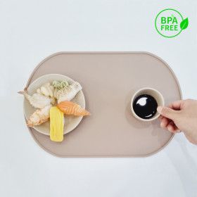 상품 이미지: 1+1 진심리빙 깔끔 실리콘 식탁 매트 테이블 방수 깔개 6colors