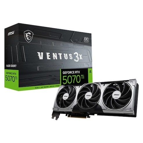 상품 이미지: MSI 지포스 RTX 5070 Ti 벤투스 3X OC D7 16GB