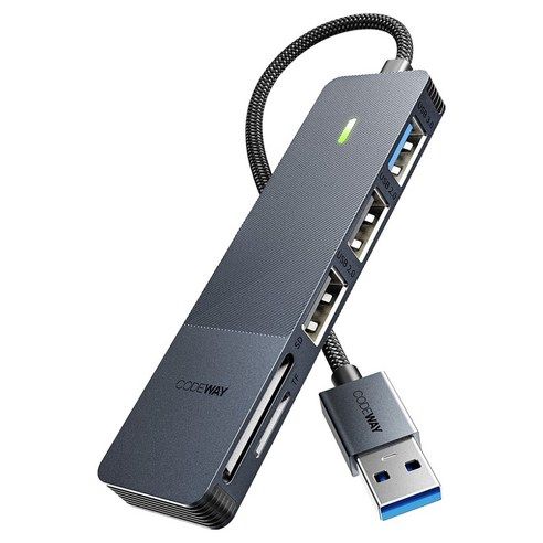 상품 이미지: 코드웨이 5포트 USB A타입 C타입 멀티허브 LA7105A