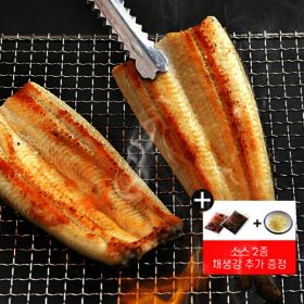 상품 이미지: (신선집중) 국내산 자포니카 고창 장어 손질 민물장어 1kg (손질 후 700g) 소스2종+생강채 무료증정