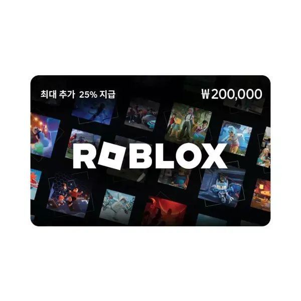 상품 이미지: [ROBLOX] 로블록스 기프트 카드 20만원권/공식판매처