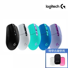 상품 이미지: 로지텍코리아 G304 LIGHTSPEED WIRELESS (정품) + 마우스 파우치