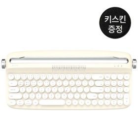 상품 이미지: 레트로2 블루투스 멀티페어링 풀배열 타자기 키보드 B309 아이보리