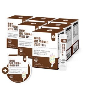 상품 이미지: 올바른 발효 곡물효소 유산균 골드 총 7개월분 (30포6+1박스 7박스 총 210포) 50만역가수치 혼합유산균