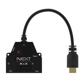 상품 이미지: 4K UHD 1:2 HDMI  모니터분배기 NEXT-4202SPC4K