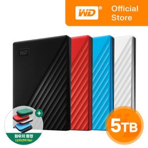 상품 이미지: WD공식수입원 WD NEW My Passport 5TB 최대 25만원대