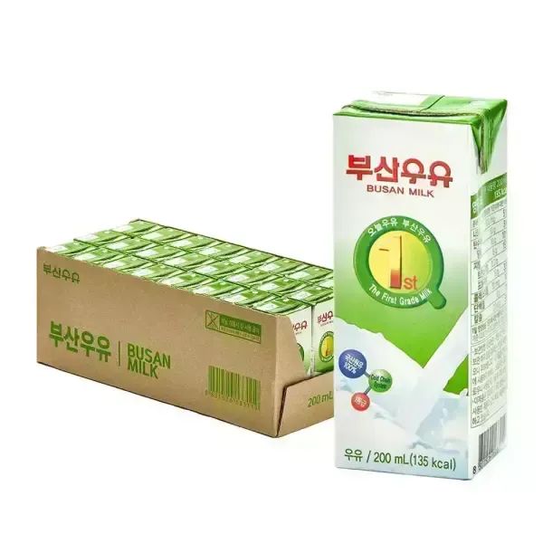 상품 이미지: [임박제품]부산우유 멸균우유 흰우유 200ml, 24개
