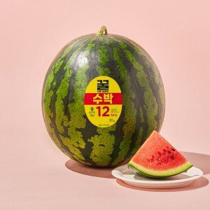 상품 이미지: 꿀처럼 달콤한 수박 8~9kg미만