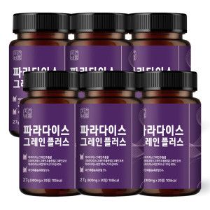 상품 이미지: 파라다이스 그레인 플러스 20:1 농축 추출 씨앗 95% 원료 6-파라돌 검출 그레인 720mg 6개