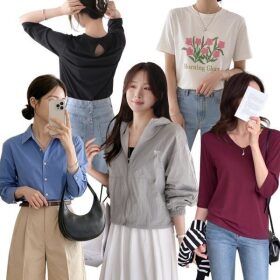 상품 이미지: (24%쿠폰)데일리앤 봄 신상 티셔츠/니트/가디건/청바지/맨투맨/팬츠/스커트/원피스/조끼/빅사이즈/미시