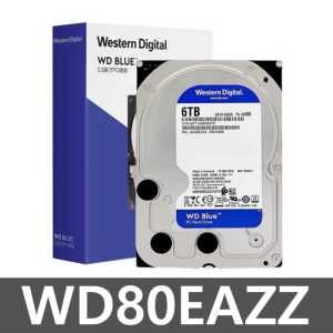 상품 이미지: WD80EAZZ WD BLUE 하드디스크 HDD 6TB 6테라