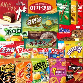 상품 이미지: (아수라물류) 400종 인기과자 골라담기 / 스낵 파이 비스킷 초콜릿 사탕 젤리