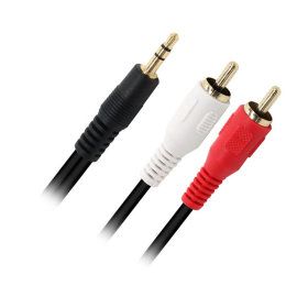 상품 이미지: 스테레오2RCA케이블 10m 3.5mm 잭 ST2RCA 단자 연결