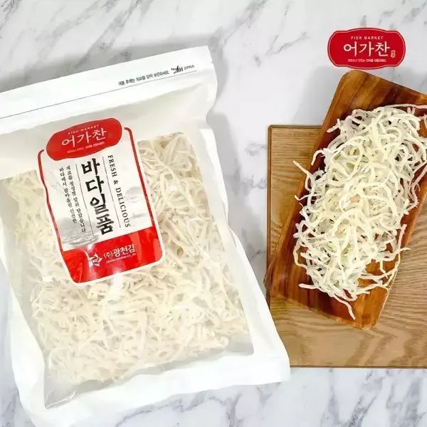 상품 이미지: [어가찬] 국내가공 부드러운 진미채 800g 대용량 지퍼백