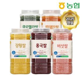 상품 이미지: 25년 햅쌀 농협 하나로라이스 컬러영양쌀 2.2kg (홍국강황루테인버섯...