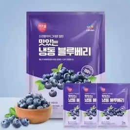 상품 이미지: CJ프레시웨이 이츠웰 맛있는 냉동 블루베리 1kgx3개 외 4개/5개