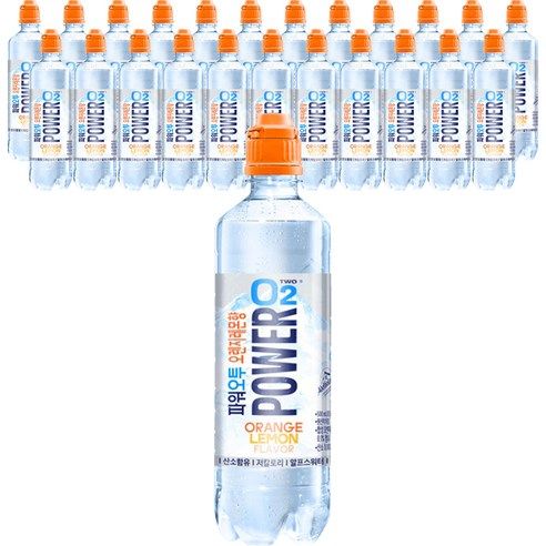 상품 이미지: 파워오투 오렌지 레몬향, 500ml, 24개