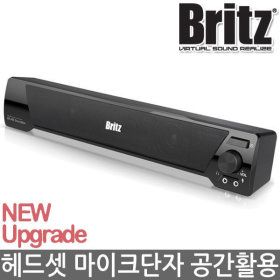 상품 이미지: BA-R9 사운드바 스피커 PC 컴퓨터 USB전원 헤드셋단자 (블랙)