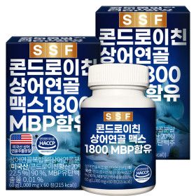 상품 이미지: 콘드로이친 상어연골 1800 MBP 엠비피 2박스(120정) 보스웰리아 해조칼슘