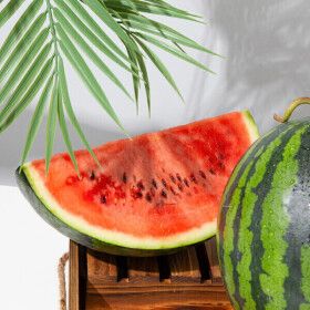 상품 이미지: (신선집중) 당일수확 제철 고당도 하우스 수박 가정용 6kg 당도선별 / 수박 제철시작
