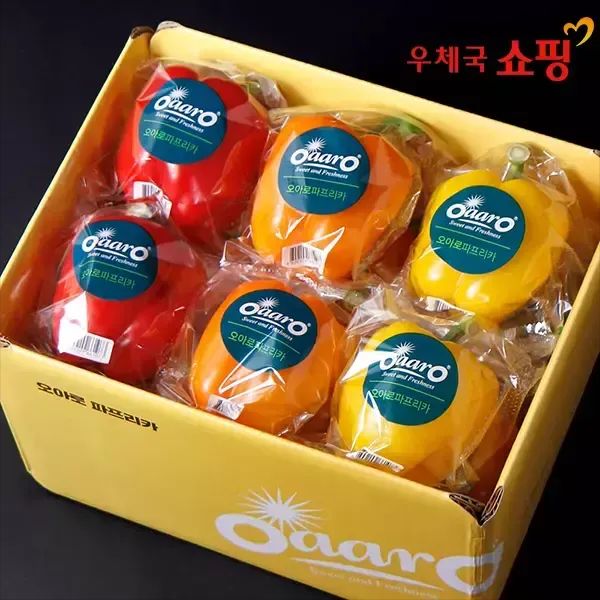 상품 이미지: [우체국쇼핑] 파프리카 프리미엄 1.5kg 2.5kg, 5kg #전북 김제