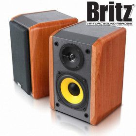 상품 이미지: BR-1000A2 스피커 2채널 Hi-Fi 고성능 16W RCA 우든 인테리어 PC TV 노트북