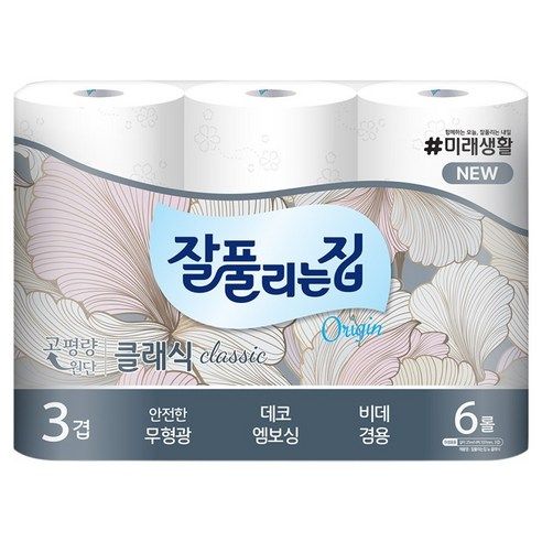상품 이미지: 잘풀리는집 뉴 오리진 클래식 화장지