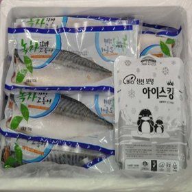 상품 이미지: 특A급 노르웨이 녹차 고등어(3kg)/저염순살/15~17팩