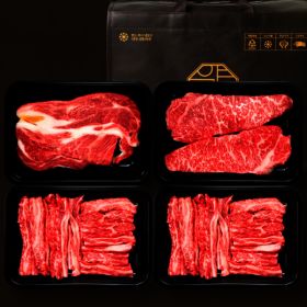 상품 이미지: 1++마장동 프리미엄 등심 한우선물세트 A 1kg 투뿔 한우 구이용 소고기 모듬 설 추석 명절 (감사카드 증정)