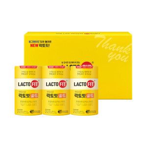 상품 이미지: (10%결제할인)종근당건강 락토핏 골드 선물세트 100g 3개 + 쇼핑백