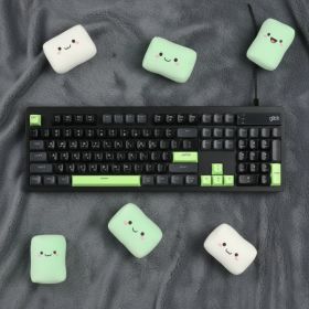 상품 이미지: 지클릭커 오피스프로 OPK50 사일런스 M RGB 풀윤활 무소음 방수 키보드 104키 Poker Green 2026년 첫 신제품