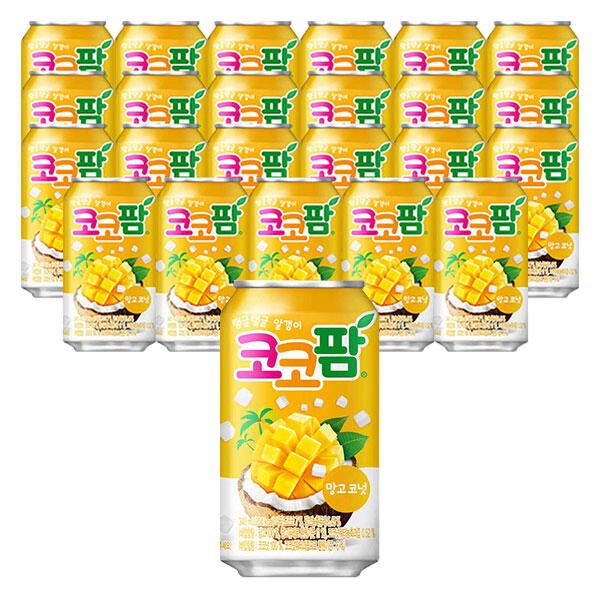 상품 이미지: 해태 코코팜 망고, 340ml, 24개