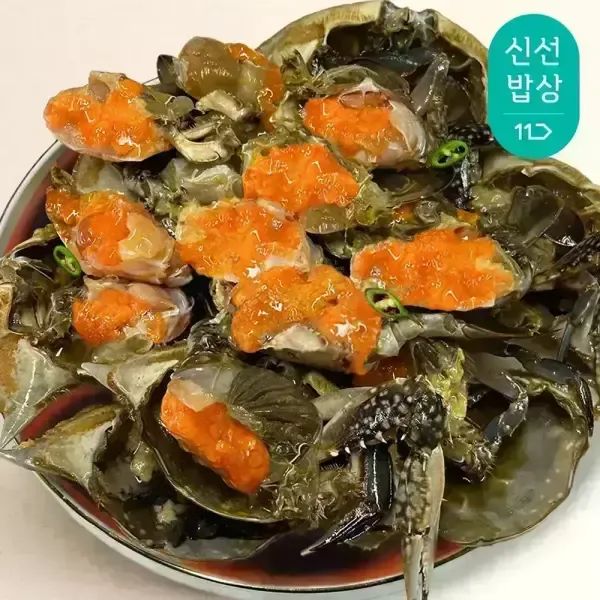 상품 이미지: 연평도 암꽃게 간장게장 알배기 꽃게장 몸통만 간장게장 3kg