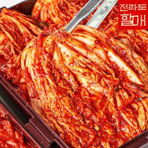 상품 이미지: 전라도할매 국내산 프리미엄 배추김치 10kg 100% 국내산 원재료로 주문즉시 제조