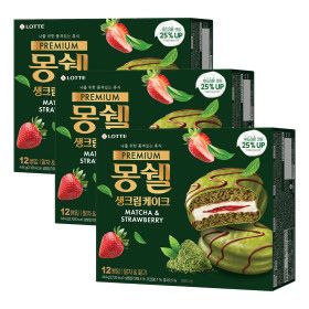 상품 이미지: 몽쉘 말차딸기 444g 3개
