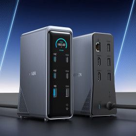 상품 이미지: 앤커 anker C타입 14in1 멀티 허브 160W MAX 독 썬더볼트 확장 HDMI 4K 60hz 모니터