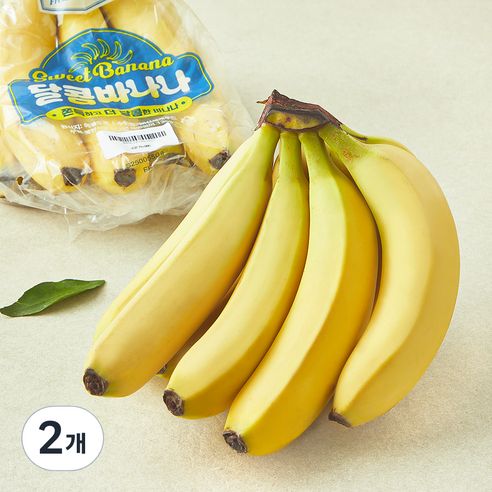 상품 이미지: 신세계푸드 에콰도르산 달콤바나나, 1kg 내외, 2개