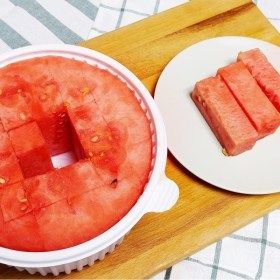 상품 이미지: 502테이블 컷팅 테트리스 수박 음쓰NO 달콤한 손질수박