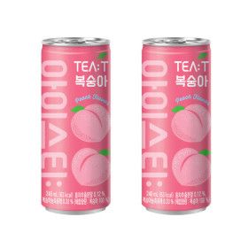 상품 이미지: 아이스티 복숭아 240ml x 30캔-2박스(60캔)  음료 티 홍차