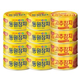 상품 이미지: 동원 DHA 참치 150G 8캔 + 고추참치 150G 4캔