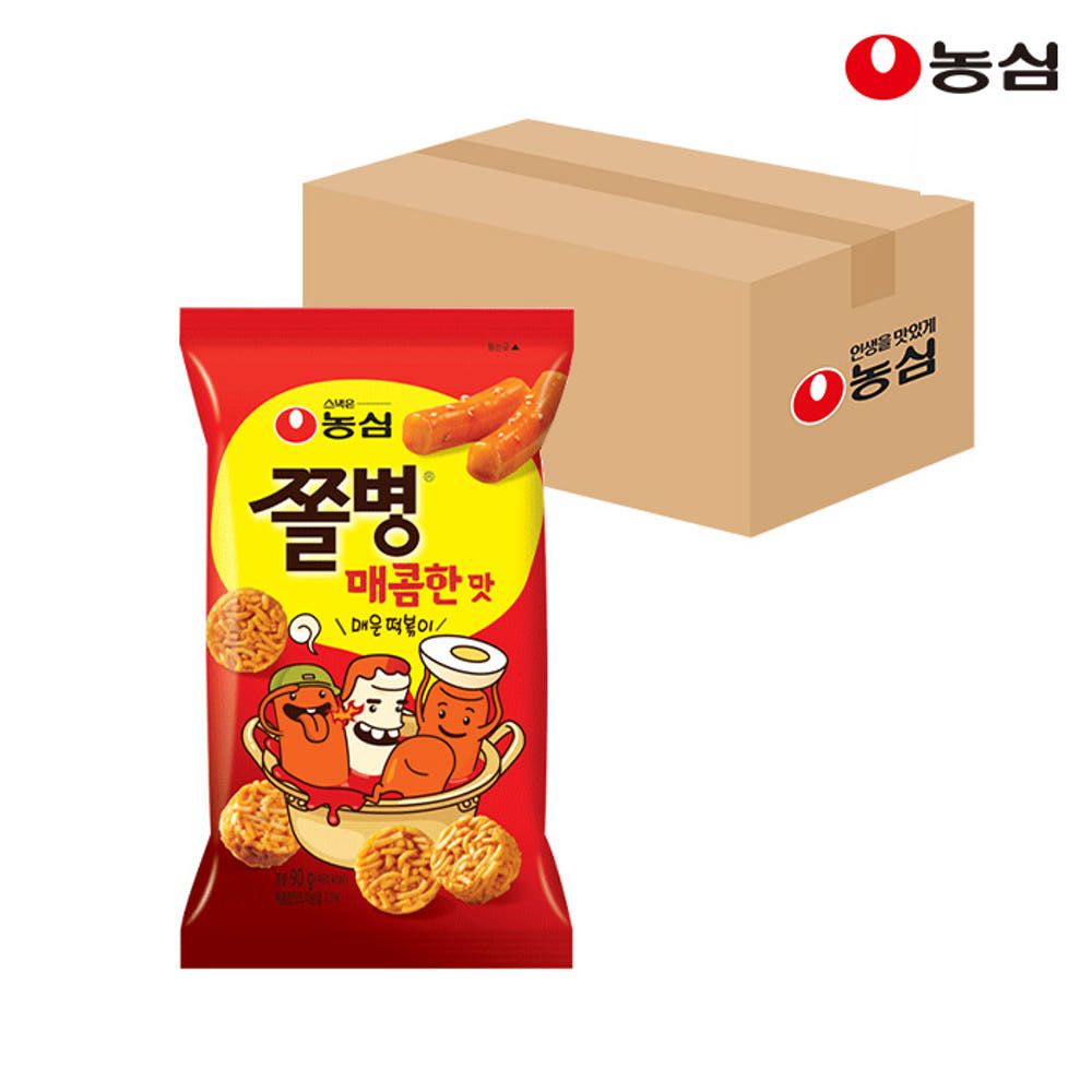 상품 이미지: 농심 쫄병스낵 매콤한맛, 82g, 30개